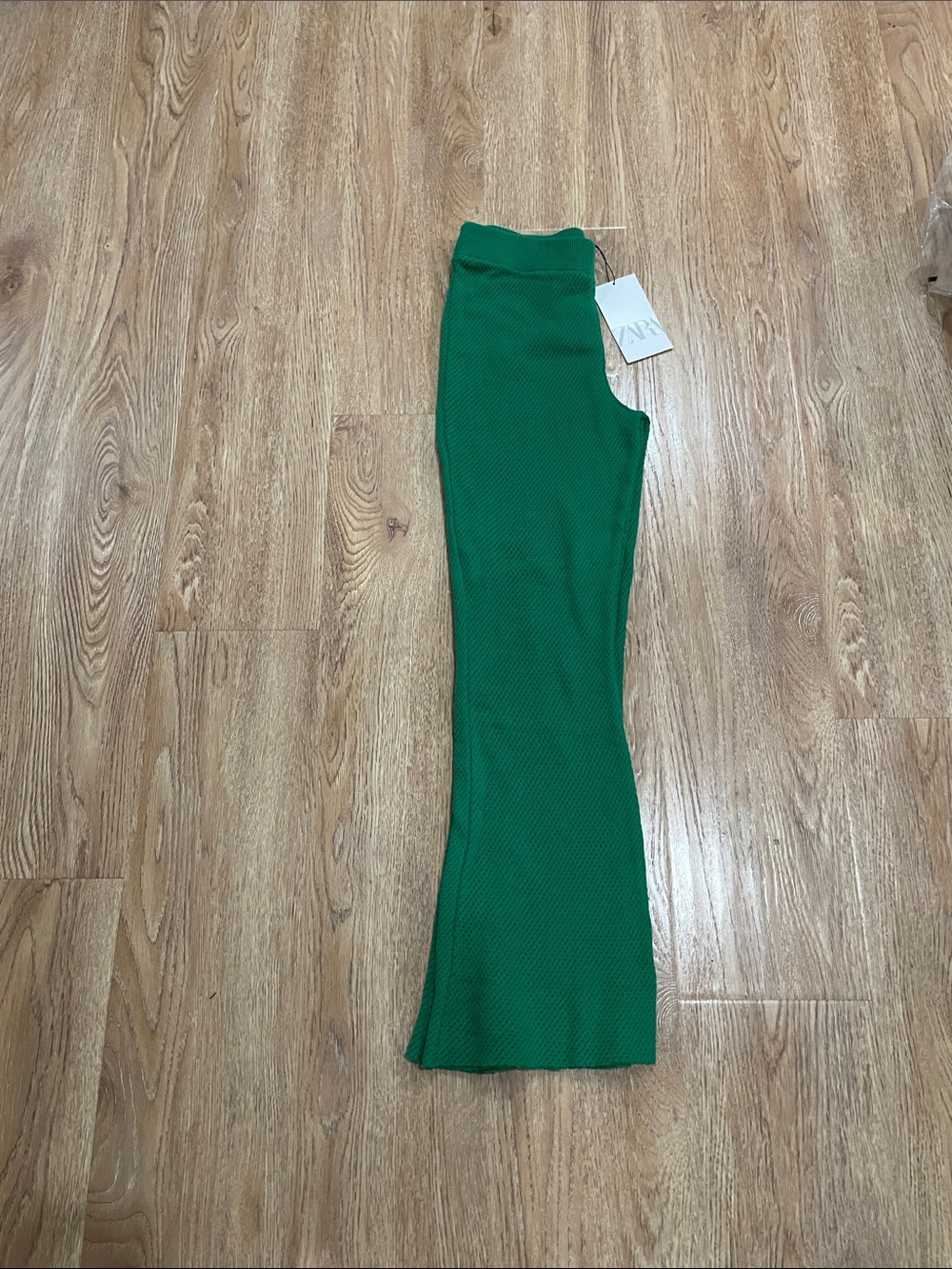 Zara Emerald Green Knit Maxi Skirt